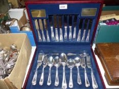A sixty piece canteen of Viners Parish Collection silver plated cutlery.