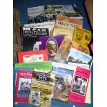 A box of books on local interest including A Short history of Hereford by W.
