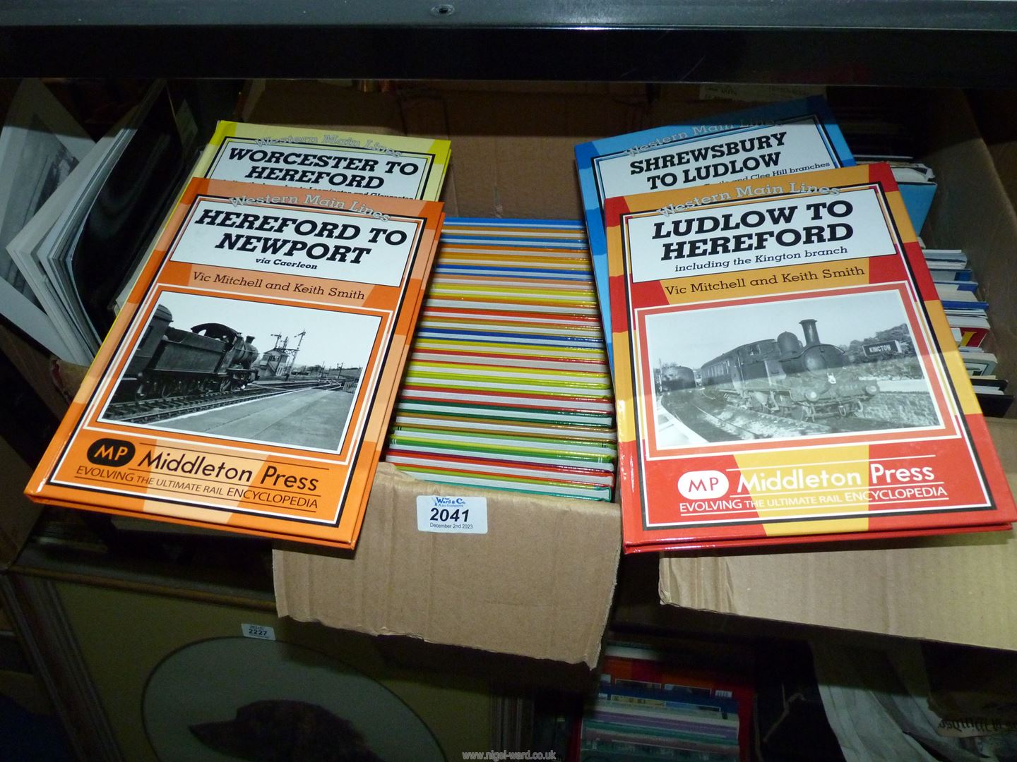 A quantity of Western Main Lines books, Worcester to Hereford, Hereford to Newport, - Image 2 of 2