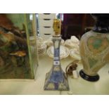 A Royal Doulton Art Nouveau table lamp