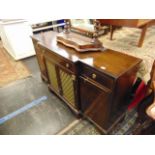 A Mahogany break front sideboard