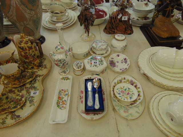 A qty of assorted china inc. Aynsley etc.