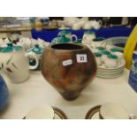 An art pottery vase