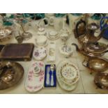 A qty of assorted china inc. Aynsley etc.