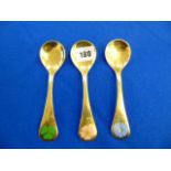 Three George Jensen Silver spoons