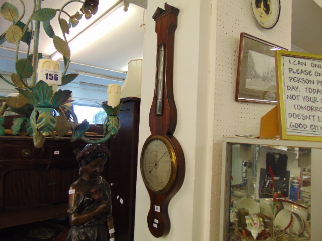 A Georgian Mahogany barometer