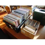 A qty of records, LP's, 45's inc.