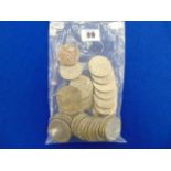 Thirty-five £5 coins