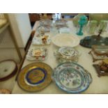 A qty of china and glassware