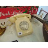 A vintage telephone