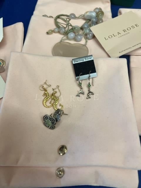 A qty of Lola Rose jewellery, mostly silver, some with semi precious stones, - Image 3 of 8