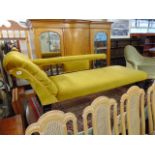 An upholstered Chaise lounge