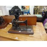 An old sewing machine