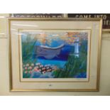 A framed and glazed limited edition print,