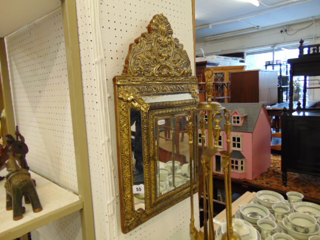 A gilt hall mirror, - Image 3 of 3