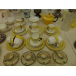 A Balmoral china, part tea set and some Royal Doulton,