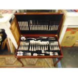 A canteen of Kings pattern cutlery