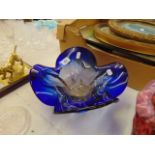 A Blue Murano bowl