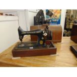 A Singer sewing machine