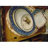 A qty of plates and platters