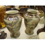 A pair of Oriental style vases