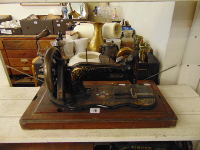 An old sewing machine