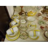 A Balmoral china, part tea set and some Royal Doulton,