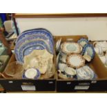 Two boxes of assorted china inc.