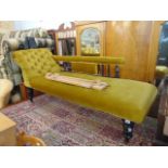 An upholstered Chaise lounge