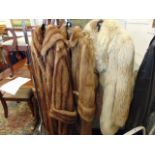 A Fox fur jacket (approx.