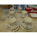 A Colclough 18 piece tea set