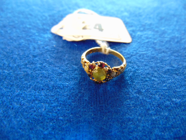 A fully hallmarked Victorian ring,