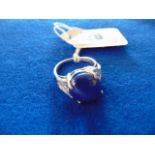 A reconstituted Star Sapphire ring,