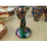 A Loetz style iridescent vase,