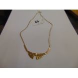 A 9ct Gold chain,