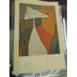 Picasso gallery proof print,