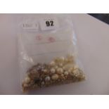 A qty seed Pearls and other pearls