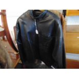 A black leather jacket,