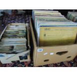 A large qty of LP's and singles