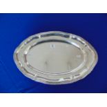 A large Silver, 835, oval tray,