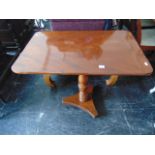 A Mahogany tilt top table