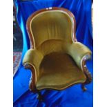 A 19th century Mahogany armchair