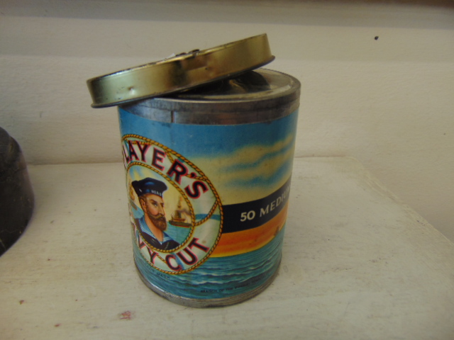 An unopened pre-war tin,