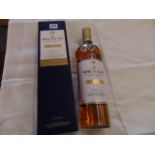 A boxed bottle, The Macallan Whisky, single malt,