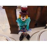 A Murano glass clown