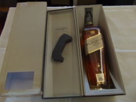 Johnnie Walker Whisky, boxed, Platinum 18 year old,