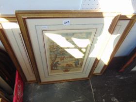 Two framed and glazed prints