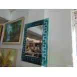 A Murano style mirror