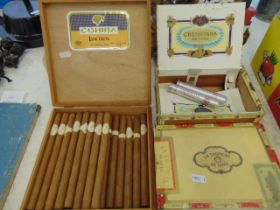 A box of 21 Davidoff cigars,