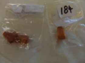 Three pieces of imperial Topaz 58kt,